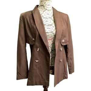 Vintage Zabaione blazer, vest with cropped bolero overlay size 36/M